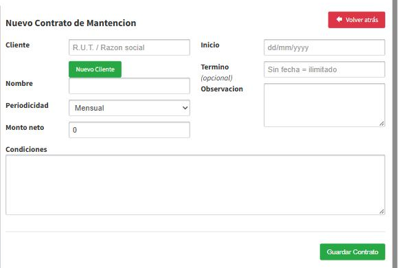 Nuevo contrato
