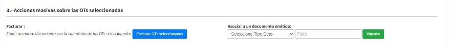 Acciones masivas