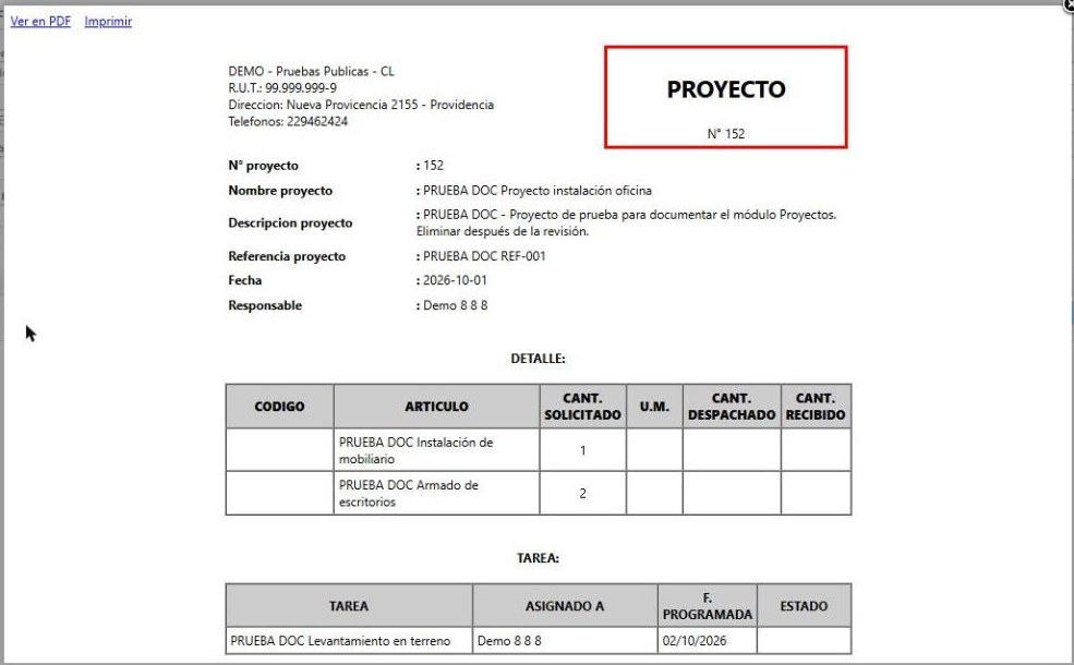 Versión imprimible del proyecto